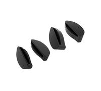 Saucer Ersatz-Nasenpolster für Oakley Frogskins Range OO9284 Sonnenbrillen, Standard-Schwarz + asiatische Passform, Einheitsgröße
