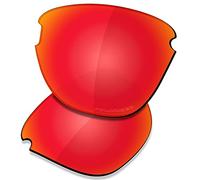 Saucer Premium Ersatzgläser für Oakley Frogskins Lite OO9374 Sonnenbrillen High Defense - Fire Red Polarisiert