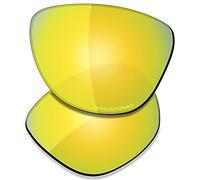 Saucer Premium Ersatzgläser für Oakley Frogskins OO9013 Sonnenbrillen High Defense - 24K Gold Polarisiert
