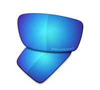 Saucer Premium Ersatzgläser für Oakley Gibston OO9449 Sonnenbrillen, Glacier Blue Polarized, Einheitsgröße