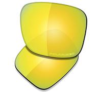 Saucer Premium Ersatzgläser für Oakley Holbrook XL OO9417 Sonnenbrillen High Defense - 24K Gold Polarisiert