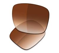 Saucer Premium-Ersatzgläser, kompatibel mit Ray-Ban Andy RB4202 55 mm Sonnenbrille, Brauner Farbverlauf, nicht polarisiert, Einheitsgröße