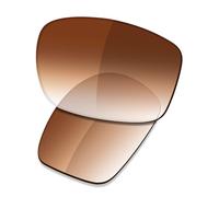 Saucer Premium-Ersatzgläser, kompatibel mit Ray-Ban Liteforce RB4179 62 mm Sonnenbrille, Brauner Farbverlauf, nicht polarisiert, Einheitsgröße