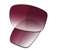 Saucer Premium-Ersatzgläser, kompatibel mit Ray-Ban Liteforce RB4179 62 mm Sonnenbrille, Weinroter Farbverlauf, nicht polarisiert, Einheitsgröße