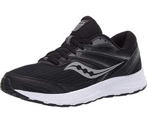 Saucony Cohesion 13 Herren-Laufschuh, Schwarz/Weiß, 10 Wide