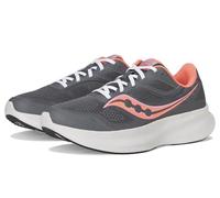 Saucony Cohesion 18 Damen-Sneaker, Carbon/Salmo, 12 Wide