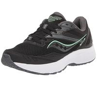 Saucony Damen Cohesion 15 Laufschuh, Schwarz/Wiese, 42.5 EU