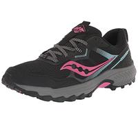 Saucony Damen Excursion Tr16 Traillaufschuh, Schwarz/Fuchsia, 40.5 EU Weit