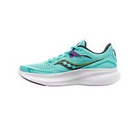 Saucony Damen Ride 15 Laufschuh, Cool Mint/Acid, 40.5 EU