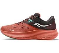 Saucony Damen Ride 16 Sneaker, Ruß/Basalt, 38 EU