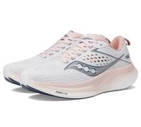 Saucony Damen Ride 17 Laufschuhe Neutralschuh Weiß - Rosa 40,5