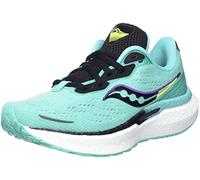 Saucony Damen Triumph 19 Laufschuh, Cool Mint/Acid, 38.5 EU