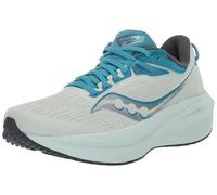Saucony Damen Triumph 21 Laufschuhe Neutralschuh Weiß - Hellblau 38,5