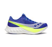 Saucony Endorphin Pro 4 Wettkampfschuh Herren-Blau,Zitronengelb, Größe 44,5