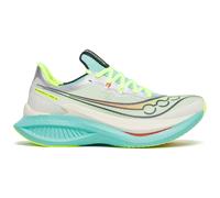 Saucony Endorphin Pro 5 Wettkampfschuh Damen-weiß, türkis, Größe 38,5