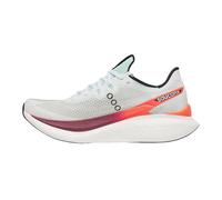Saucony Endorphin Pro 5 Herren-Sneaker, Weiß/Purpurrot, 42 EU