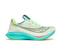 Saucony Endorphin Pro 5 Wettkampfschuh Damen-weiß, türkis, Größe 42