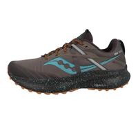 Saucony Herren-Laufschuh Ride 15, Dunkelgrau, Blau, Orange, 47 EU