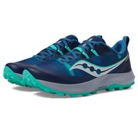 Saucony Herren Peregrine 14 Sneaker, Marineblau/Minzgrün, 40.5 EU