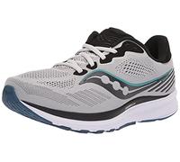Saucony Herren Ride 14 Laufschuh, Fog Black Storm, 44 EU