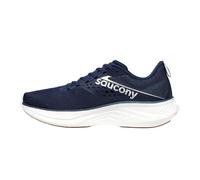 Saucony Herren Ride 17 Laufschuhe Neutralschuh Black/White - Blau 46,5