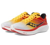 Saucony Herren Ride 17 Laufschuhe Neutralschuh Weiß - Orange 42