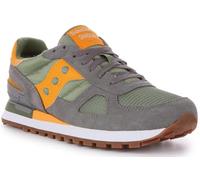 Saucony Herren Shadow Original Sneaker, Grau /Grün, 46.5 EU
