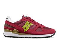 Saucony Herren Shadow ORIGINAL U Sneaker, Burgundy/Forest, 42 EU