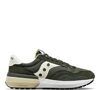 Saucony Jazz Nxt Herren Turnschuhe Low-Top Sneaker mit Echtleder-Anteil S70790-3 Freizeitschuhe Halbschuhe Khaki/Beige, Größe:46