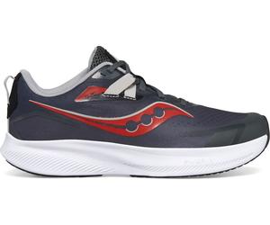 Saucony Kids' Ride 15 Grey/Black/Red 19