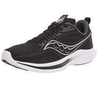 Saucony Kinvara 13 Damen-Laufschuh, Schwarz/Silber, 43 EU