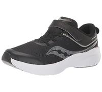 Saucony Kinvara 14 Altervative Closure Sneaker, Black/Grey, 4 US Unisex Big Kid