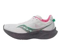 Saucony Kinvara 14 Damen-Sneaker, Weiß/Gravel, 43 EU