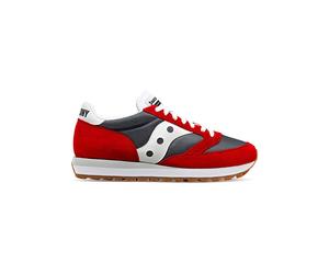 Saucony Leder-Sneakers "Jazz 81" in Rot - Größe 44 | Herrensneakers