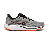 Saucony Men's Omni 20 Running Shoe, Alloy/FIRE, 10