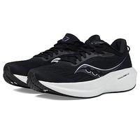 Saucony Men's Triumph 21 Sneaker, Black/White, 7.5
