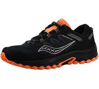 Saucony Men's Versafoam Excursion TR13 Road Running Shoe, Black/Black/Orange, 11 M US