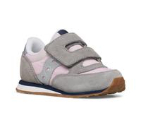 Saucony Originals Baby Jazz HL Sneaker, Blush/Grey/Silver, 21 EU