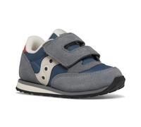 Saucony Originals Baby Jazz HL Sneaker, Grey/Blue/Orange, 28.5 EU