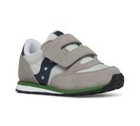 Saucony Originals Baby Jazz HL Sneaker, Grey/Navy/Green, 25 EU