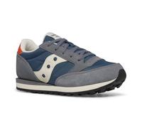 Saucony Originals Unisex Kinder Jazz Sneaker, Grau Blau Orange, 43 EU
