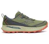 Saucony Peregrine 15 GORE-TEX Damen Trailrunningschuhe grün/orange - 38