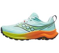 Saucony Peregrine 16 Damen Laufschuhe Aqua/Citron Damen 39.0 BLAU