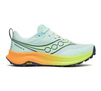 Saucony Peregrine 16 Schuhe Blau Orange SS26 Damen, Größe 38 - EUR
