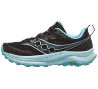 Saucony Peregrine 16 GTX Damen Laufschuhe Black/Aqua Damen 42.5 SCHWARZ