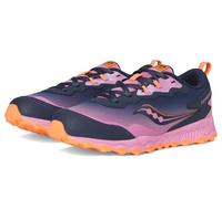 Saucony Peregrine Kdz Shield Unisex-Kinder Sneaker, marineblau rosa, 38 EU Ancho