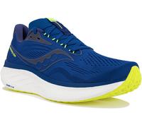 Saucony Ride 18 Neutralschuh Herren-blau,zitronengelb, Größe 42.5
