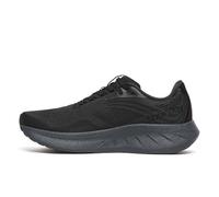 Saucony Women's Ride 18 Sneaker, Black/Shadow, 12 Wide