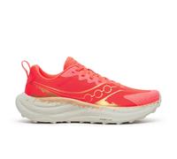 Saucony Ride TR3 Damen Traillaufschuh - ViZiRed / Gold - Größe 38.5