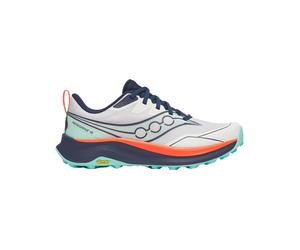 Saucony - Traillaufschuhe - Peregrine 16 White/Navy für Damen - Größe 38,5 - Weiß Weiß 38.5
